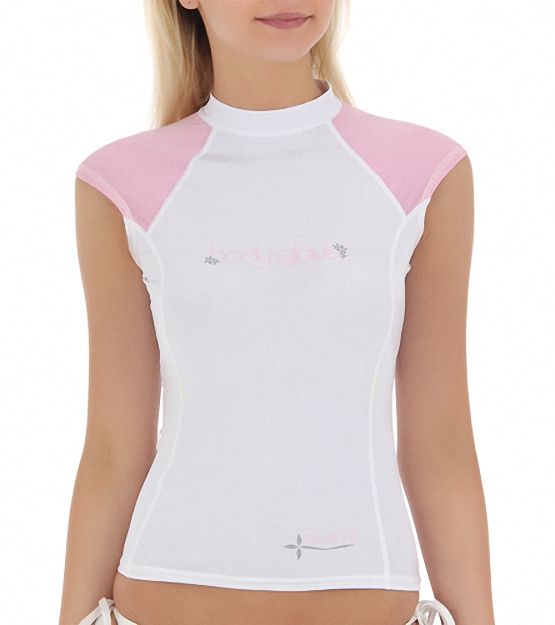 High Quality UV50+ Women's Aura Cap Sleeve Rashguard