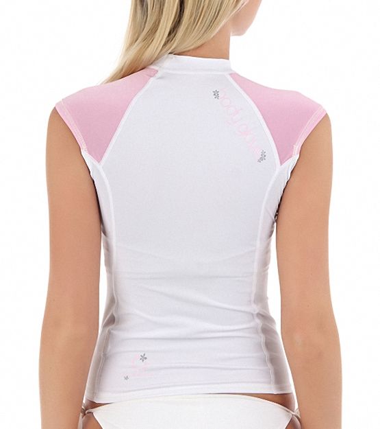 High Quality Uv50+ Women's Aura Cap Sleeve Rashguard