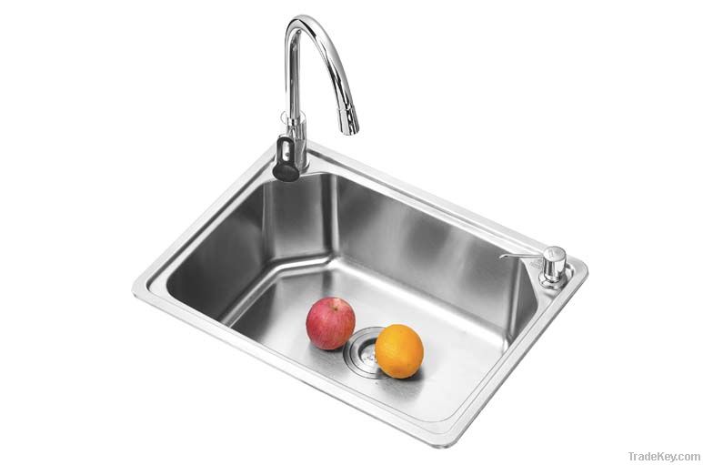 Single Bowel Kitchen Stainless Steel Sink