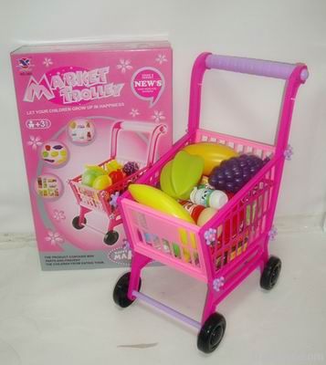 xiongsen new item supermarket trolley toys 365