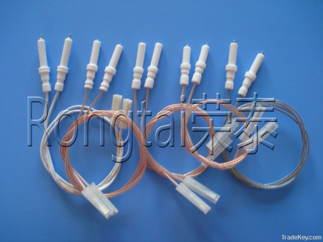 ignition electrode for gas ovens