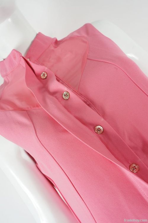 Midi Dress | Classic Collar | Sleeveless Styling