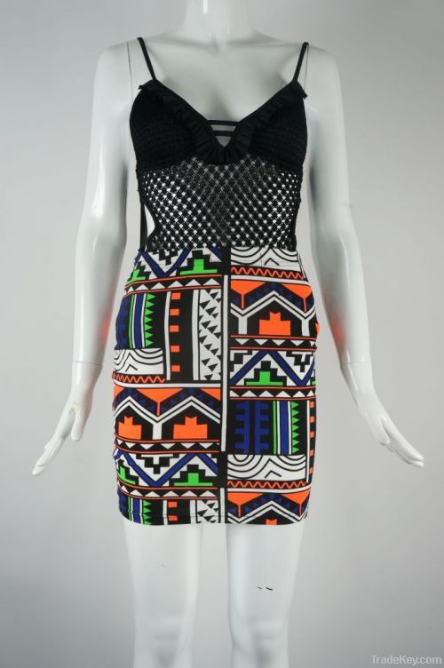 Skirt (Bodycon Fit | Aztec Print )