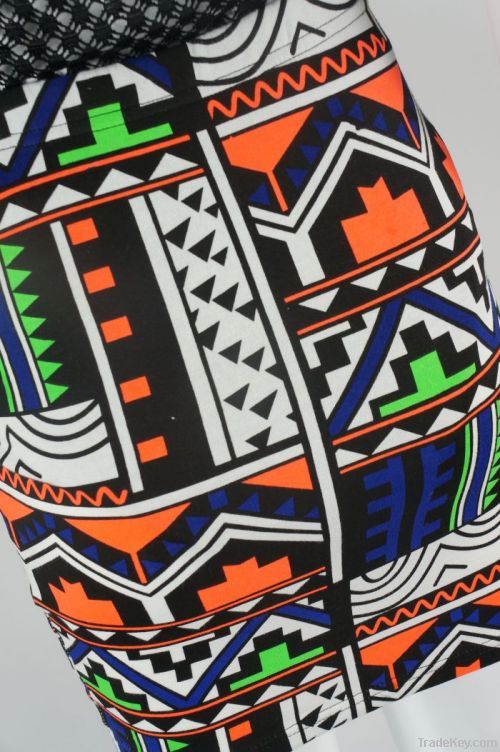 Skirt (Bodycon Fit | Aztec Print )