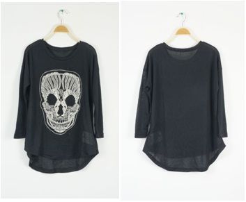 Top | Ornate Skull Design | Winter Collection