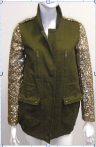 Jacket | Sequin Sleeves