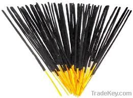Unperfumed Charcoal Incense Stick 9 inches (black incense)