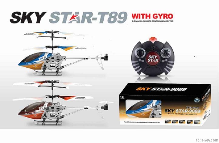 Mini 3.5 ch Rc Helicopter Sky Star-9089 with Gyro and USB