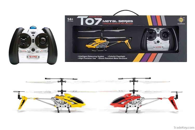 Mini 3.5 ch Rc Helicopter SKY STAR-T07 with Flash Light and USB