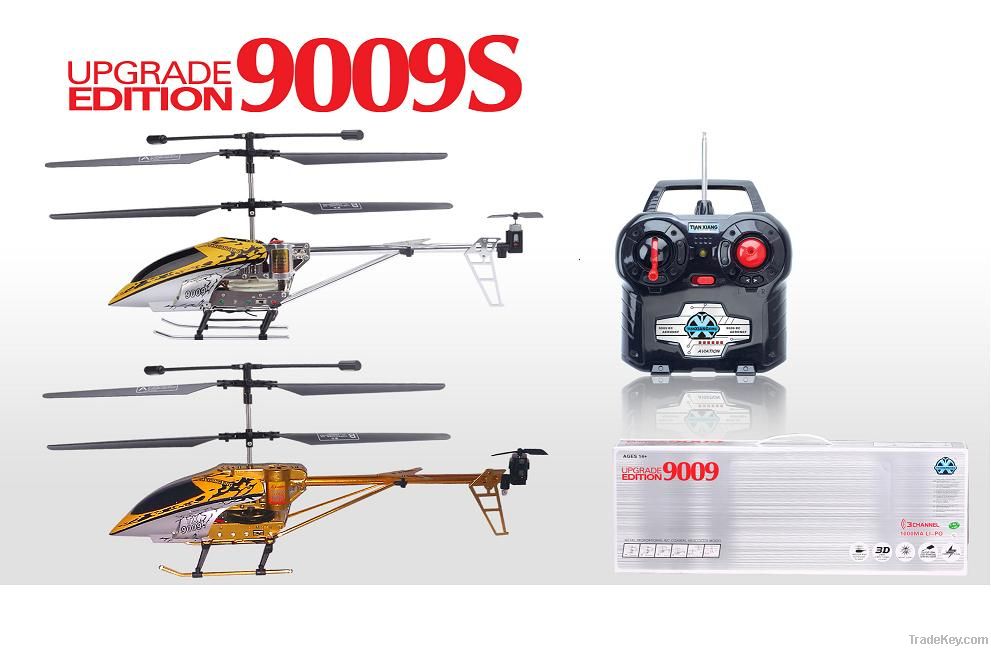 3 ch Upgrade Edition Rc Helicopter 9009S with Flash Light