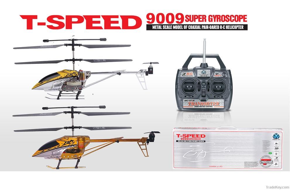 3.5 ch Rc Helicopter T-SPEED 9009T with Gyro and Flash Light