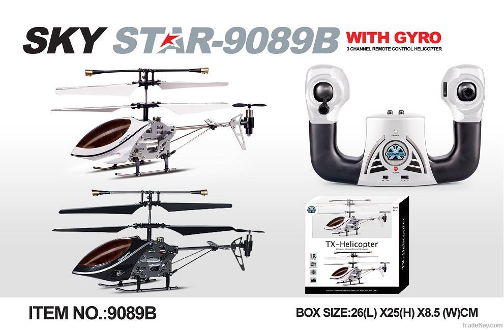 3.5 ch Rc Helicopter SKY STAR-9089B with Gyro and USB