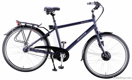 Electric bicycle e bike with alloy frame li-ion battery
