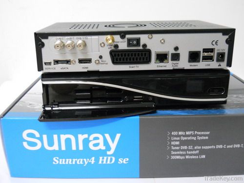 3 in 1 tuner solemn black Sunray4 800HD SE for Europe in stock !