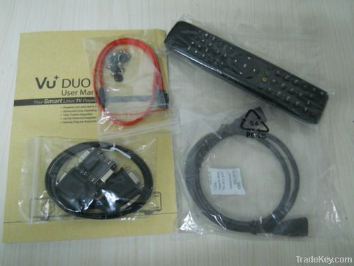 twin tuner new and smart digital dvb-s2 tv receiver VU DUO