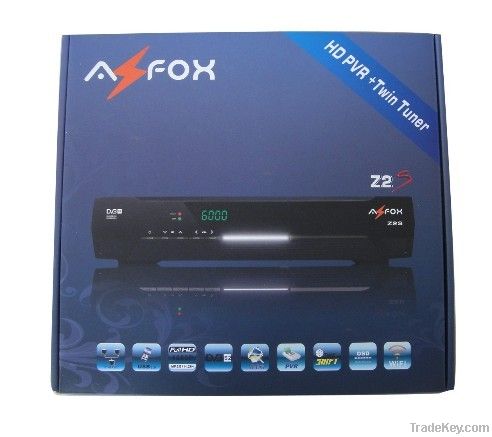 Widely used in South America Azfox Z2S HD twin turner nagra 3 satellit