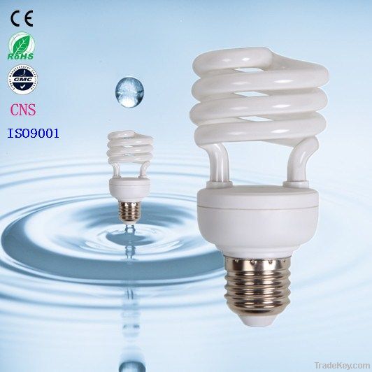 T2 half spiral 15W power saving light bulbs