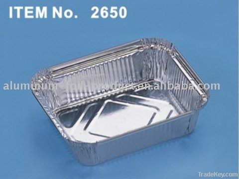 aluminum foil container