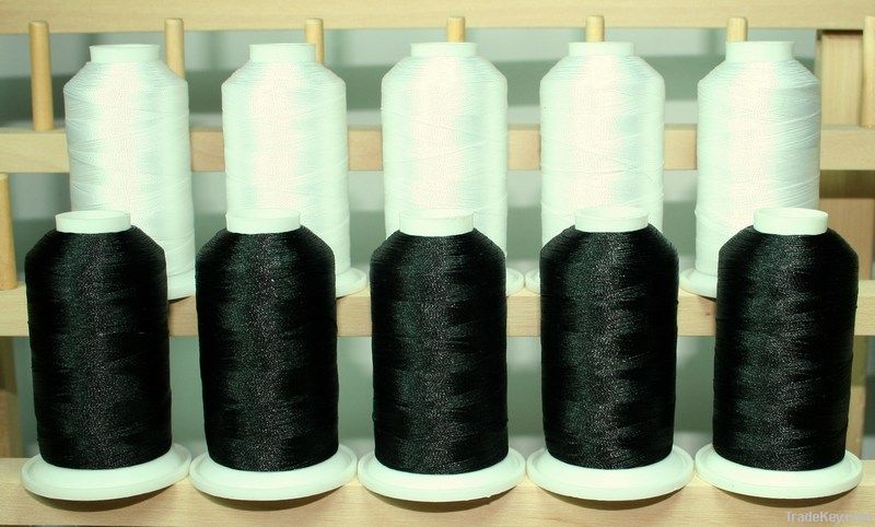 100% polyester embroidery thread