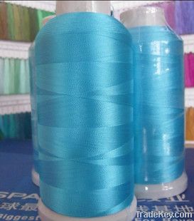 100% shiny art silk rayon 120D 4000Y embroidery thread