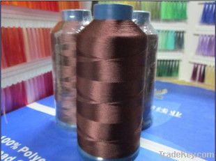 100% shiny art silk rayon 120D 4000Y embroidery thread