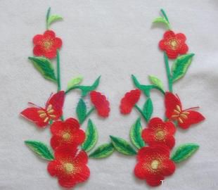 wholesale garments accessary flat/3D embroidery patch