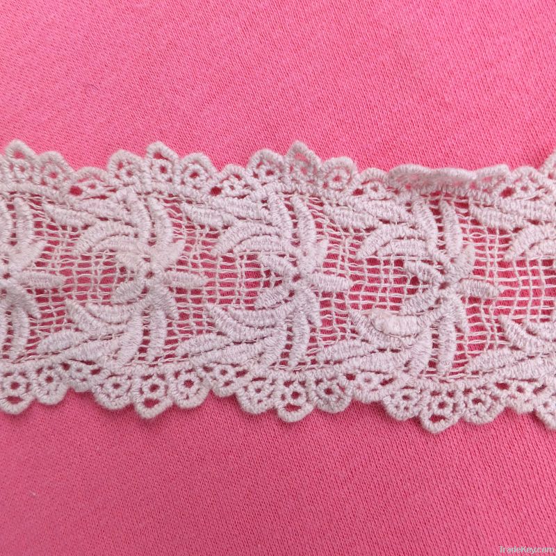 Custom embroidery lace