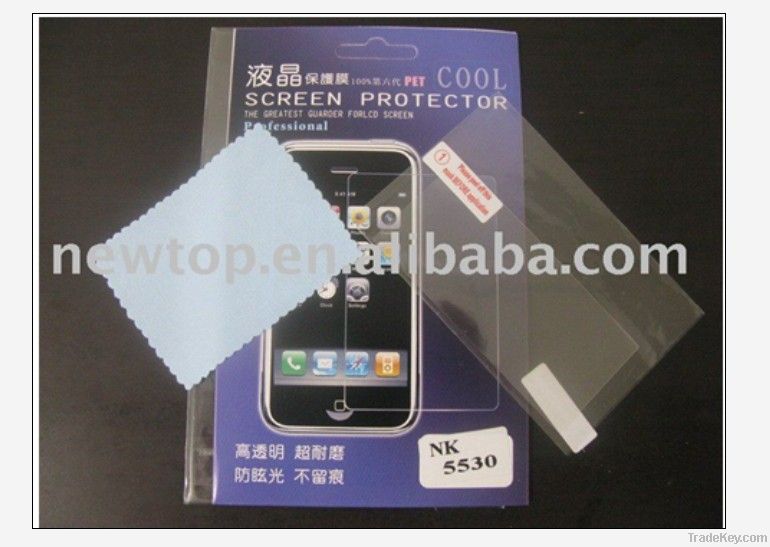 mobile phone accessories/PET/LCD/Clear screen protector