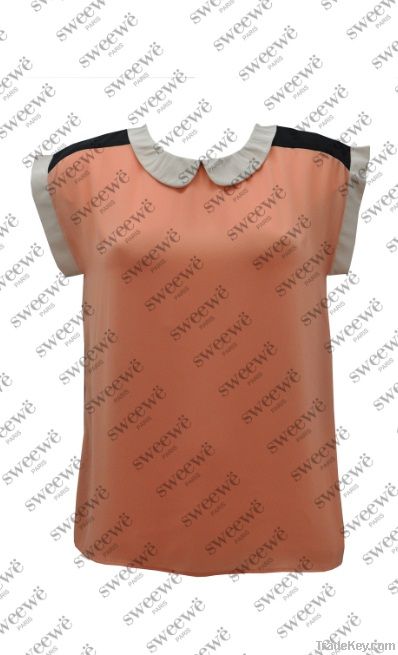 SWEEWE ROUND COLLAR T SHIRT