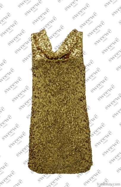 GOLD LOOK DESIGNER TOP