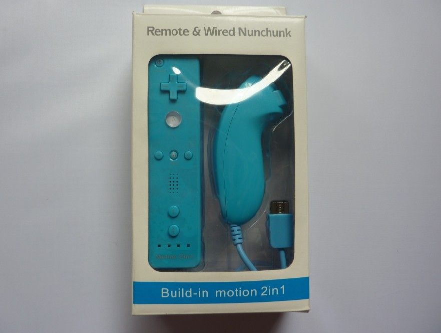 Remote And Nunchuk Controller For WII and for wii u, wireless and bluetooth
