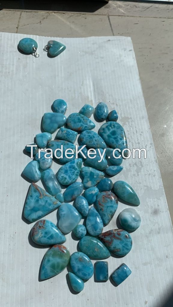 Larimar Cabochons