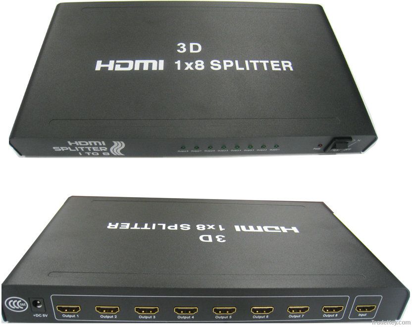 1 In 8 Out HDMI Splitter