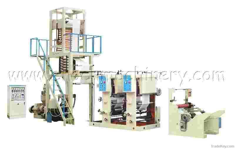 HDPE Film Blowing Machine In Line Rotogravure Printing Machine