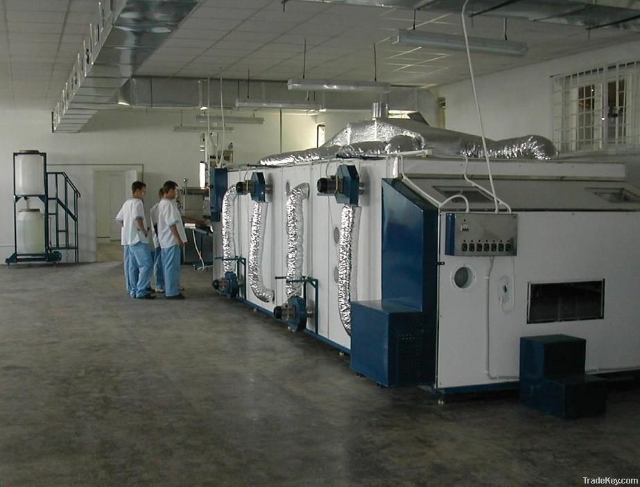 Automatic macaroni (pasta) production line of 250 kg/hr