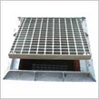 manholes and steel grating