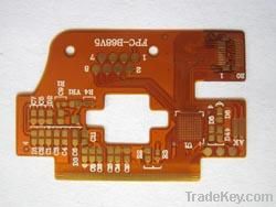 Immersion Gold Finished Flexible PCB  Board With 1oz Copper Thickness