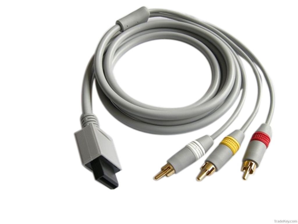 Factory Sell Wii AV Cable Wii Component AV  Cable