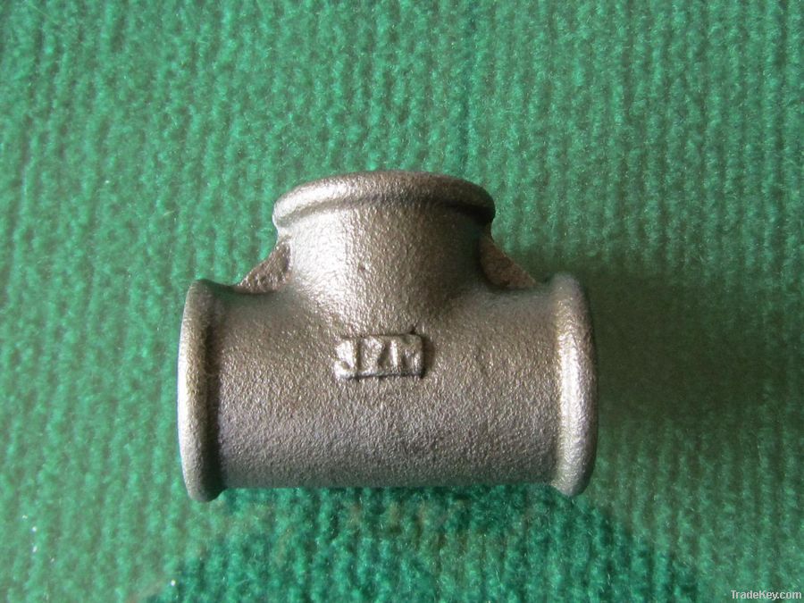 galvanized malleable iron pipe fittings tee