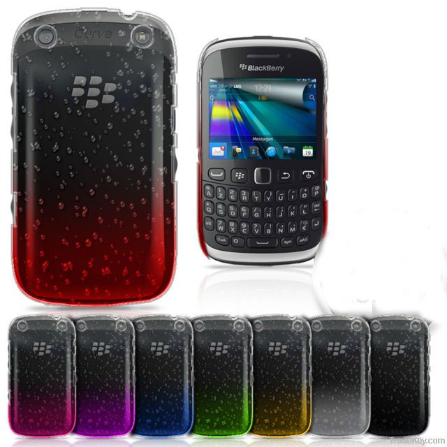 3D raindrop hard case for blackberry 9320