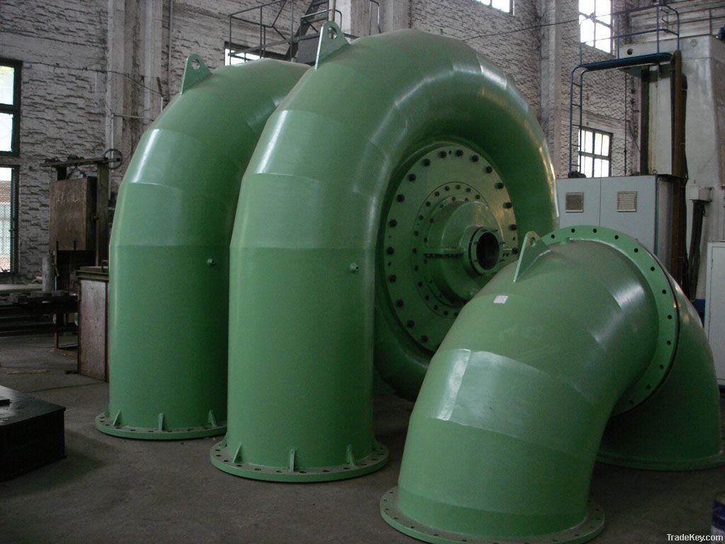 Francis turbine generator unit