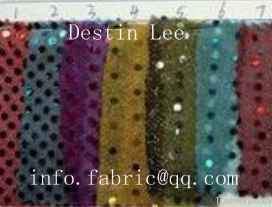 embroidered chiffon fabrics/chiffon fabric sequin/chiffon fabric sequi