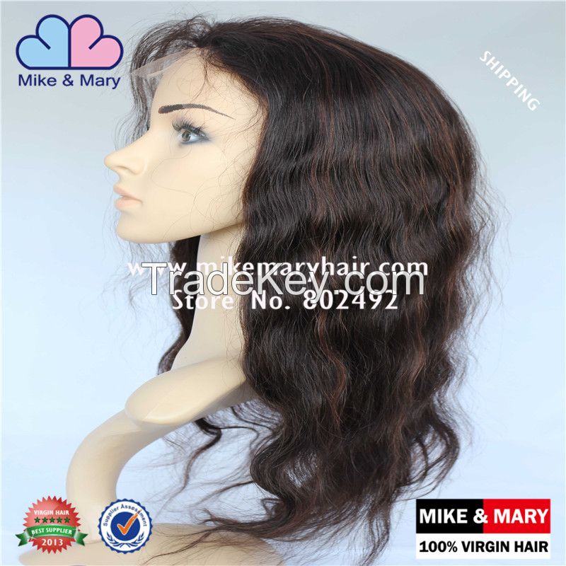 Wholesale Unprocessed Brazilian Human Full Lace wig