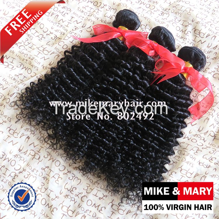 Wholesale 100% Human Virgin Brazilian Hair Kinky Curly Hair Extension