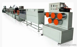 Stripping band making machine