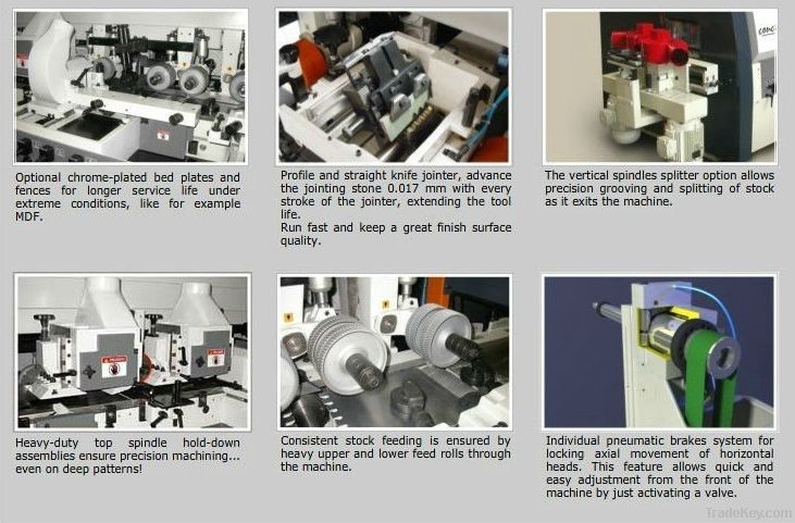 woodworking four side moulder