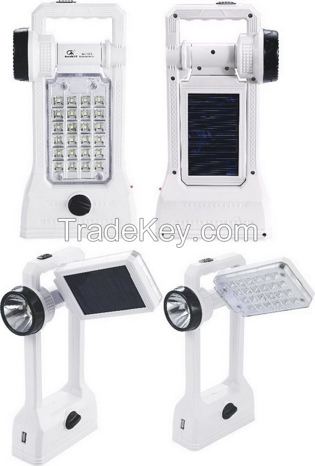 JA-1971multi-functional solar charging led emergency lamp