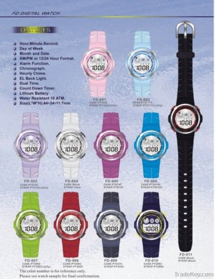 Model FD: LCD watch