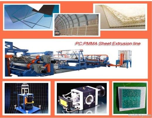 PMMA single or coextrusion board line