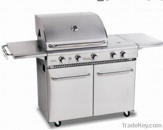 Stainless steel gas bbq grill